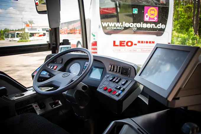 Busfahrerkabine